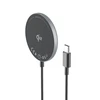 Wozinsky 15W Wireless Qi2 belaidis įkroviklis – juodos spalvos