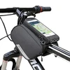Wozinsky frame bike bag + detachable phone cover iki 6.5 "1.5l juodos spalvos (WBB7BK)