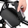 Wozinsky frame bike bag + detachable phone cover iki 6.5 "1.5l juodos spalvos (WBB7BK)
