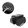 Wozinsky frame bike bag + detachable phone cover iki 6.5 "1.5l juodos spalvos (WBB7BK)