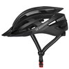 Dviratininko šalmas MTB Wozinsky su odpinanym daszkiem i tylną lampką USB 54-57 cm - juoda
