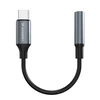 Wozinsky WACM-01 USB-C Adapteris - 3.5mm Mini Jack - Juodas