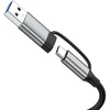 Wozinsky WAH-81 8-in-1 USB Hub with USB 3.0 SD Card Reader and Audio Output - Gray