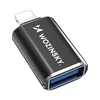 Wozinsky WALA-01 „Lightning“ į USB-A OTG adapteris – juodas