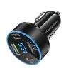 Įkroviklis automobilinis Wozinsky (WDCCB) (2xUSB 2xUSB-C 3A) 50W juodas