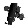 Wozinsky WEDZ-3Y8S clamp automobilinis telefono laikiklis su 15W inductive charger for phone on the air vent – juodos spalvos