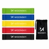 Mini resistance bands Wozinsky WGO-5 activation bands made of latex - 5 pcs.