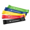 Mini resistance bands Wozinsky WGO-5 activation bands made of latex - 5 pcs.