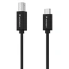 Wozinsky WKDDY1S USB-B - USB-C kabelis 1 m - juodas