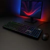 Wozinsky WKG-200 RGB Membrane Klaviatūra žaidimams su ratuku - Juodas