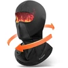 Wozinsky WKM-03B veido kaukė motociklui, dviračiui, žieminis balaklava - juodas