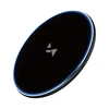 Wozinsky WLI-01Y 15W Qi indukcinis įkroviklis su USB-C laidu – juodas