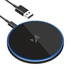 Wozinsky WLI-01Y 15W Qi indukcinis įkroviklis su USB-C laidu – juodas