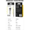 Wozinsky WNBAC1 duomenų perdavimo ir įkrovimo kabelis | USB-A į USB-C | 12 W | 1 m | juodas
