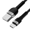 Wozinsky WNBAC1 USB-A / USB-C 2.4A kabelis 1 m – juodos spalvos