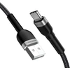 Wozinsky WNBAC2 duomenų perdavimo ir įkrovimo kabelis | USB-A į USB-C | 12W | 2m | juodas