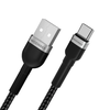 Wozinsky WNBAC2 USB-A / USB-C 2.4A kabelis 2 m – juodos spalvos