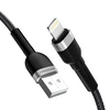 Wozinsky WNBAL1 USB-A / Lightning 2.4A kabelis 1 m – juodos spalvos