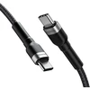 Wozinsky WNBCC1 duomenų perdavimo ir įkrovimo kabelis | USB-C į USB-C | 65W | 1m | juodas