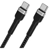 Wozinsky WNBCC1 duomenų perdavimo ir įkrovimo kabelis | USB-C į USB-C | 65W | 1m | juodas