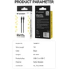 Wozinsky WNBCC1 duomenų perdavimo ir įkrovimo kabelis | USB-C į USB-C | 65W | 1m | juodas