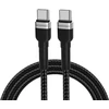 Wozinsky WNBCC1 duomenų perdavimo ir įkrovimo kabelis | USB-C į USB-C | 65W | 1m | juodas