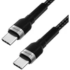 Wozinsky WNBCC1 duomenų perdavimo ir įkrovimo kabelis | USB-C į USB-C | 65W | 1m | juodas