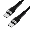 Wozinsky WNBCC1 USB-C / USB-C PD 65W kabelis 1 m – juodos spalvos