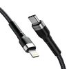 Wozinsky WNBCL1 Lightning / USB-C PD 30W kabelis 1 m – juodos spalvos