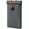 Wozinsky WPB-R12 RFID Blocking Phone Case with Flap and String 21.5x12 cm - Gray