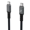 Wozinsky WPS-UY415S USB-C USB4 Cable 40Gb/s 240W 1.5m 4K - Juodas
