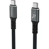 Wozinsky WPS-UY42S duomenų perdavimo ir įkrovimo kabelis | USB-C į USB-C | 240 W | Thunderbolt 4 | 2 m | juodas