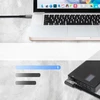 Wozinsky WPS3-UY41S USB-C USB4 40Gb/s 240W 1m 4K kampinis kabelis - Juodas