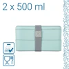 Xavax POJEMNIK NA ŻYWNOŚĆ BENTO, LUNCHBOX, POZIOMOWY, 500 ML, “TO GO“