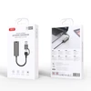 Ugreen XO adapter HUB HUB018 2w1 USB-USB-C - RJ45 pilka