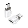 XO adapteris NB256G microUSB - USB-C baltos spalvos