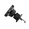 XO automobilinis laikiklis magnetinis CX025 su wireless inductive charger 15W juodos spalvos air vent