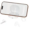 XO Bluetooth ausinės G53 TWS baltos ANC + ENC su stovu