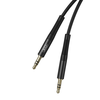 XO audio kabelis NB-R175A jack 3,5mm - jack 3,5mm 1,0 m juodos spalvos