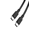 XO kabelis NB-Q199 PD USB-C - USB-C 1,5m 100W juodos spalvos