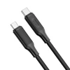XO kabelis NB-Q265B PD USB-C - USB-C 1,0m 60W juodos spalvos