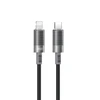 XO kabelis NB-Q282B PD USB-C - USB-C 1,0m 60W juodos spalvos