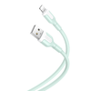 XO kabelis NB212 USB – Lightning 1,0 m 2,1A žalias