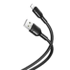USB laidas prie Lightning XO NB212, 2.1A 1m (juodas)