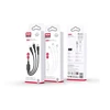 XO kabelis NB230 3w1 USB - Lightning + USB-C + microUSB 1,0m 2,4A juodos spalvos