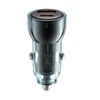 XO automobilinis įkroviklis CC60 60W 1x USB 1x USB-C juodas