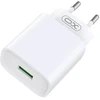 XO laidinis įkroviklis CE02D QC 3.0 18W 1x USB baltos spalvos