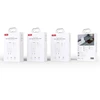 XO sieninis įkroviklis CE34 2x USB 2,4A baltas + USB-C laidas