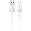 XO kabelis NB282 USB - USB-C 1,0m 6A baltos spalvos