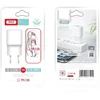 XO L73 12W + USB-C cable 1m Baltas